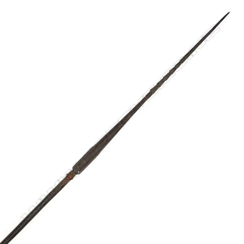 A vintage quality old Solomon Island long spear, Image 1++